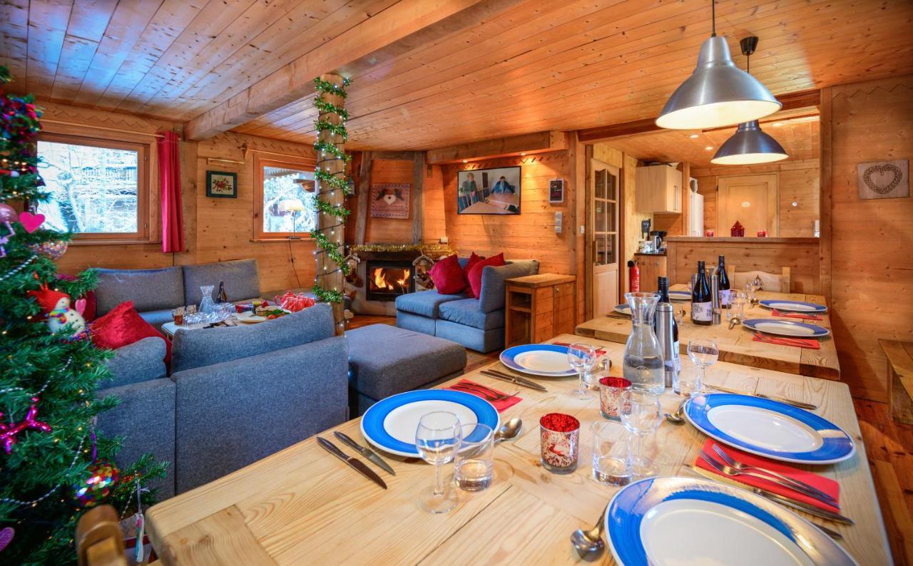 Chalet Cote Coeur, La Tania, With Outdoor Hot Tub And 7 Ensuite Rooms Eksteriør billede